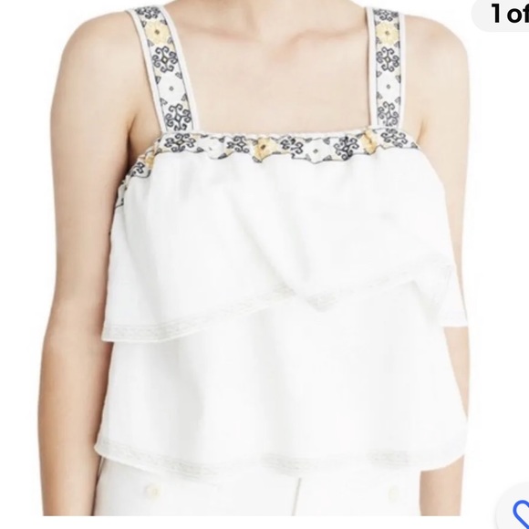 •Madewell• Anita Tank Top Tiered Embroidery - Picture 8 of 8
